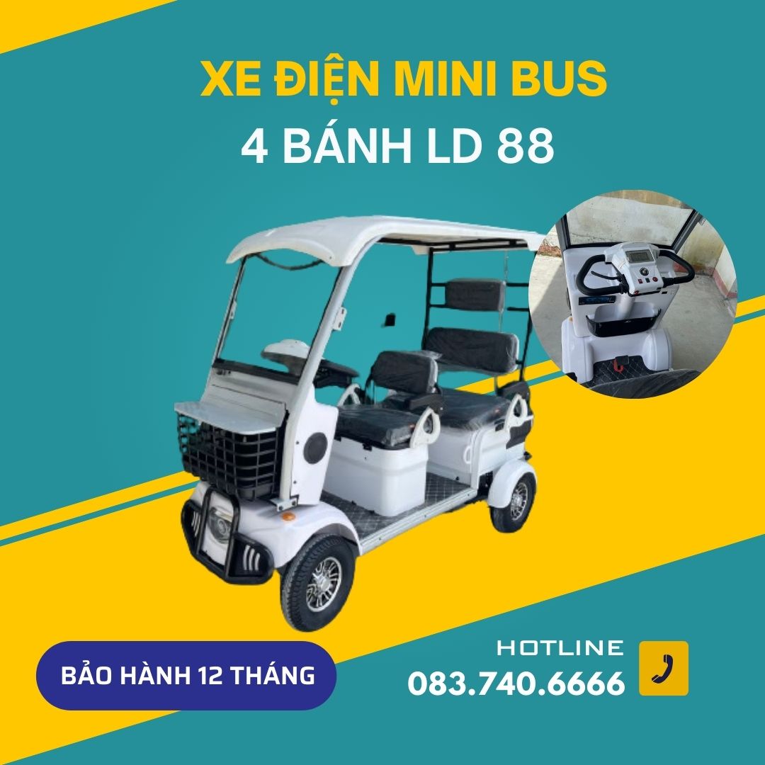 Xe Điện MINIBUS 4 Bánh LD88